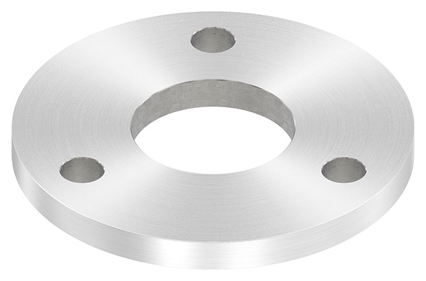 Ankerplatte Ø 120 x 10mm- mit Rundschliff- V2A-88-1154112-240-10.R