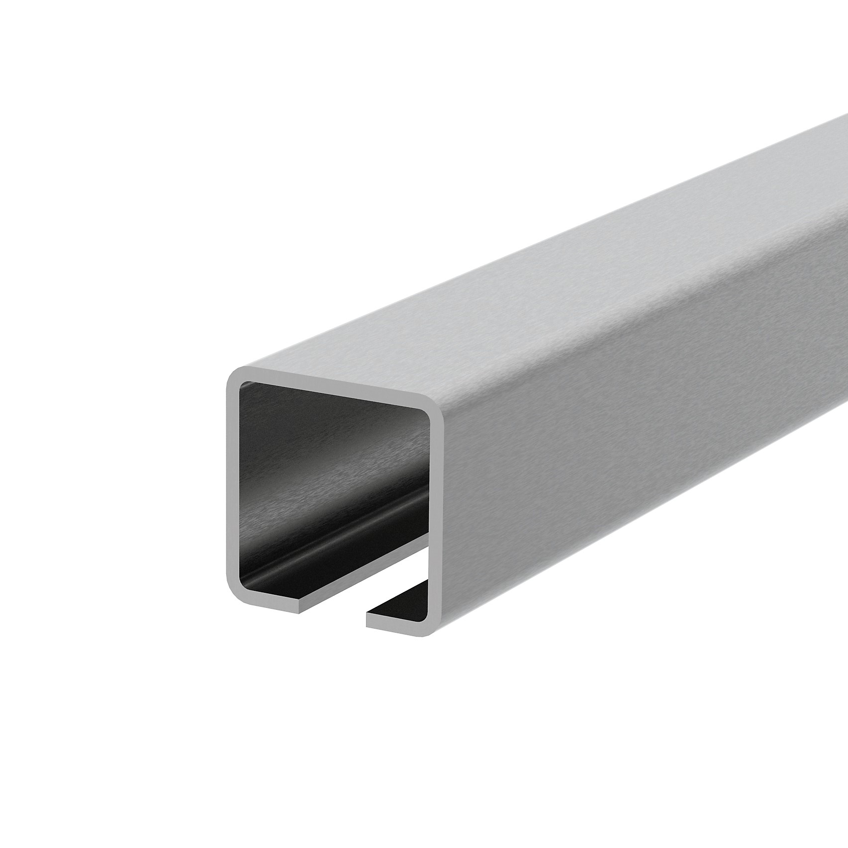 Laufschiene Edelstahl V2A 80 x 80 x 3-0 mm C-Profil Lnge 6000 mm-89-11H80280X806000-A.4