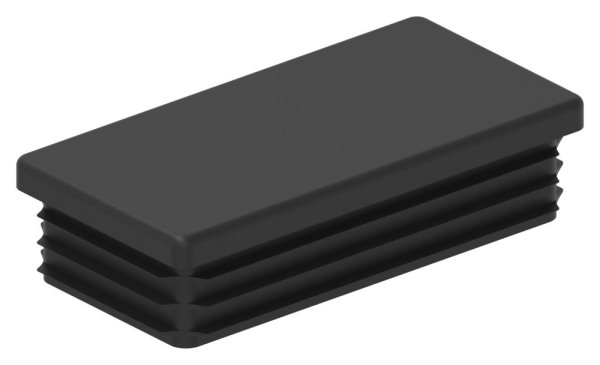 Capuchon en plastique pour tube rectangulaire 80x40mm