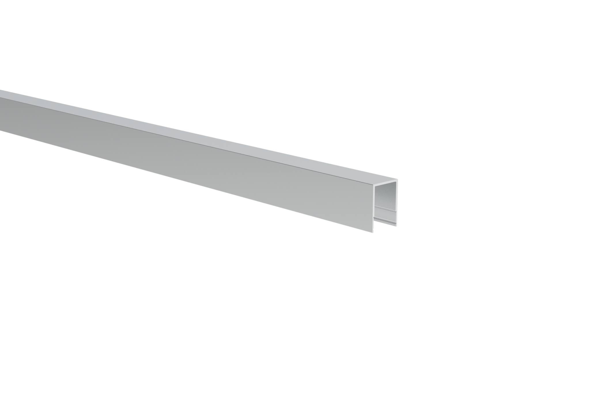 Click-Lock Abschlussleiste Aluminium 20x28 mm 6-0 m Natur fuer Zaunfuellung FG-F20-89-11FGFC206000N-A.4