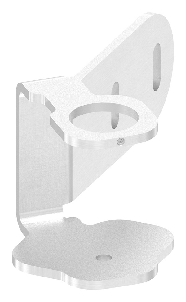 Fixation murale pour poteau de garde-corps pour tube 42,4 mm