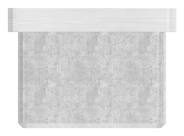 Endkappe fuer Rohr 35x35x2-0 mm zum Kleben V4A-11-2416.1