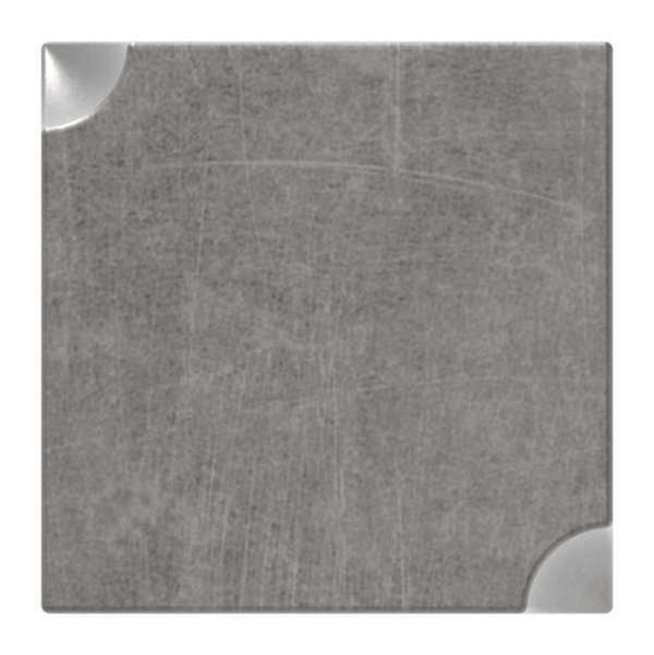 Carré martelé | Matériau : 20x20 mm | Longueur : 3000 mm | Acier (brut) S235JR