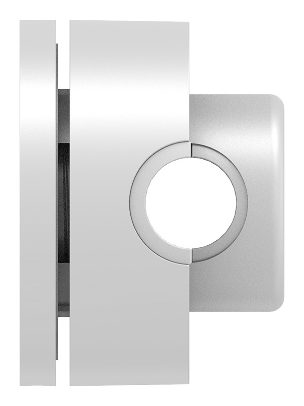 Porte-brenk Ø 50mm, plastique, gris clair