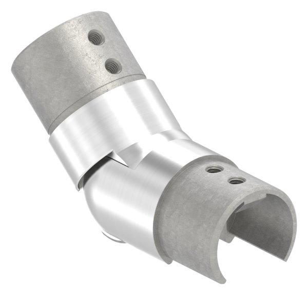 Verbinder flexibel - aufwaerts 25-55° - fuer Nutrohr Ø 42-4 mm - V2A-12-2307.4