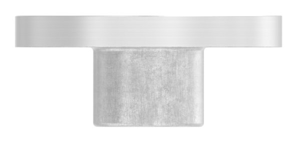 Plaque plate avec M10 pour tube Ø 33,7 mm V2A