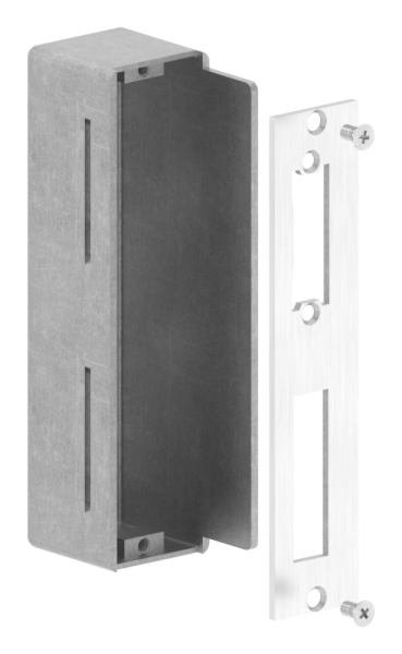 Schliesskasten Stahl S235 V2A fuer 40mm Schlosskasten anschweissbar E-Oeffner-30-3220.8