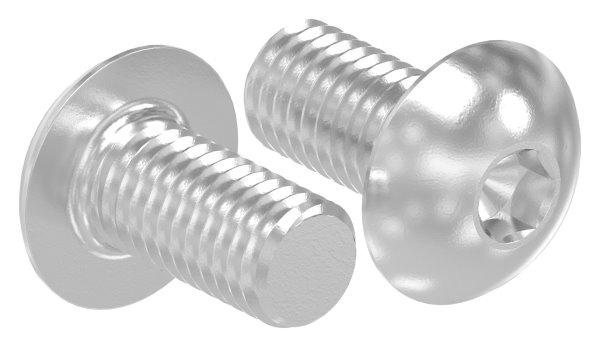 Vis à tête ronde M8x16 mm V2A