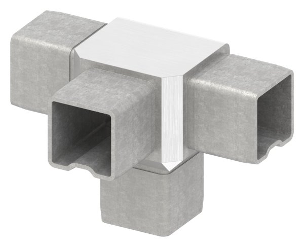 Connecteur pour tube 30x30x2mm, V4A