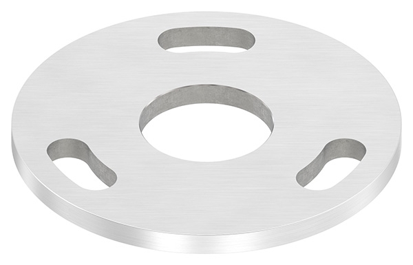 Ankerplatte Masse- Ø 100x6 mm Mittelbohrung- Ø 34 mm V2A-11-2276.4