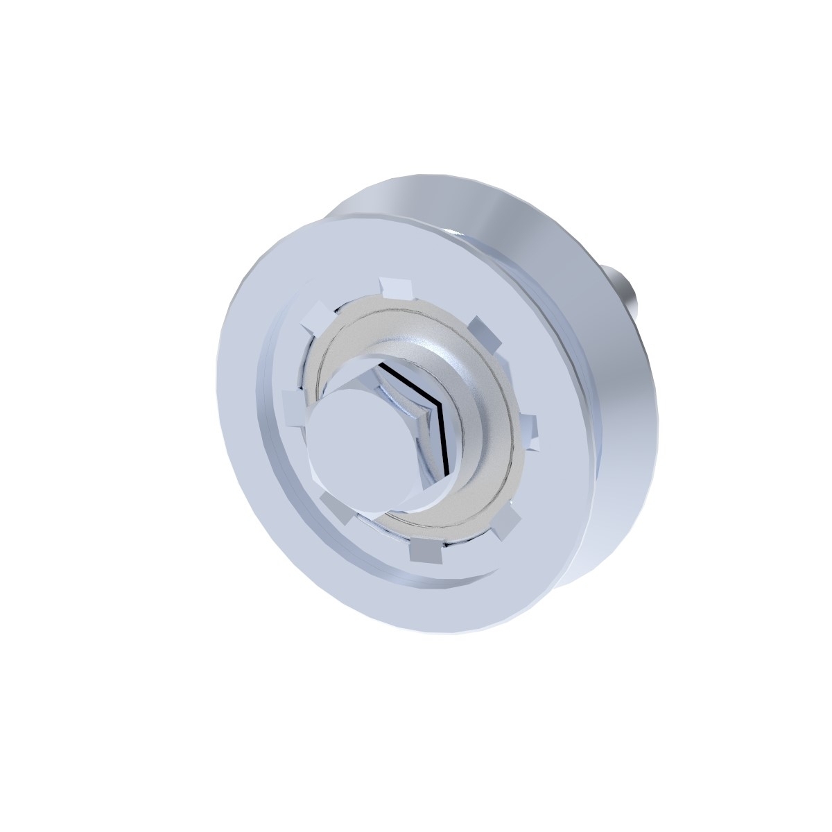 Laufrolle mit V-Nut Edelstahl V2A Ø 78 mm fuer Schiebetore bis 300 kg-89-11H806V80-A.4