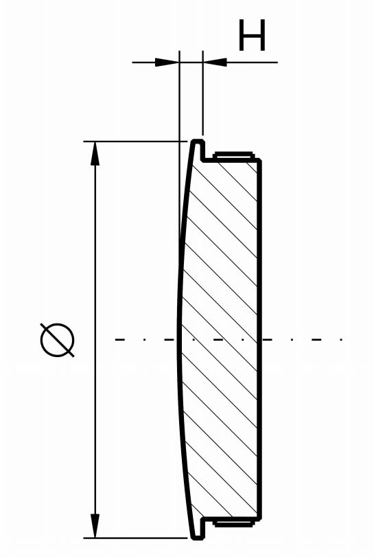 Stahlstopfen V2A Ausfuehrungen flach- gewoelbt- halbrund- fuer Rundrohr 42-4x2-0 mm-11-6005-A.4_STUeLI