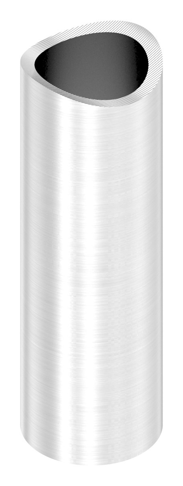 Distanzhuelse Edelstahl V2A L = 60 mm fuer Rohr Ø 42-4 mm einseitig ausgefraest-88-1150132.DH60