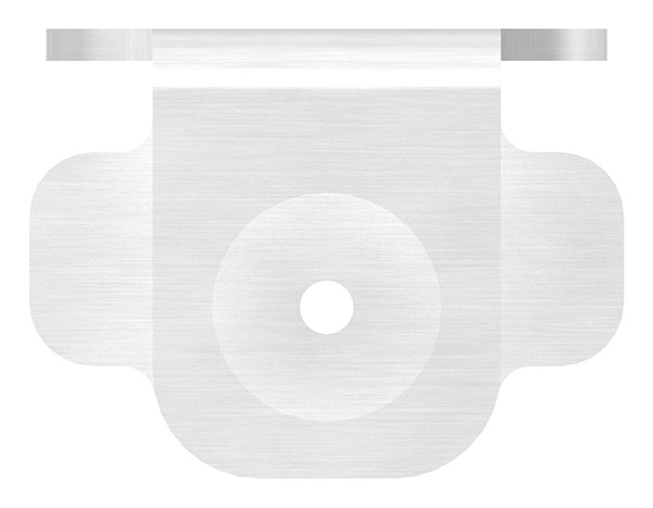 Fixation murale pour poteau de garde-corps pour tube 42,4 mm