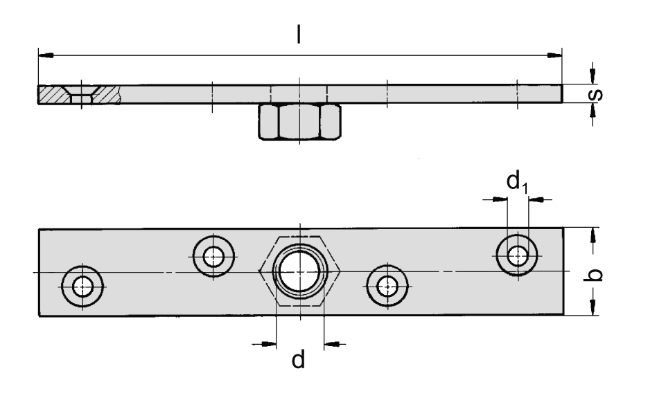 Traegerplatte Schiebetor MEA Gr- 2 verzinkt M16 10336620-60-0183.7