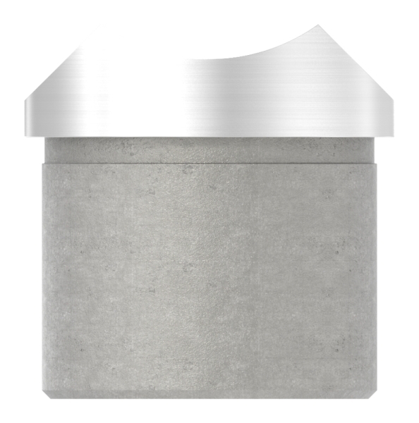 Sellette à coller pour tube rond Ø 42,4x2,0 mm V2A