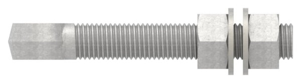 Charnière de portail M24 | Boulon à œil | Acier (brut) S235JR