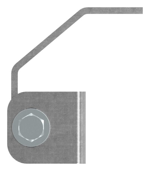 Charnière de portail | réglable | à souder sur (petit) | acier (brut) S235JR
