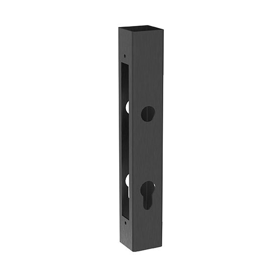 Profilschlosskasten Stahl 40x40 mm 300 mm fuer B1-30-25-5x82 Schloss-89-11B152J40X40-A.4
