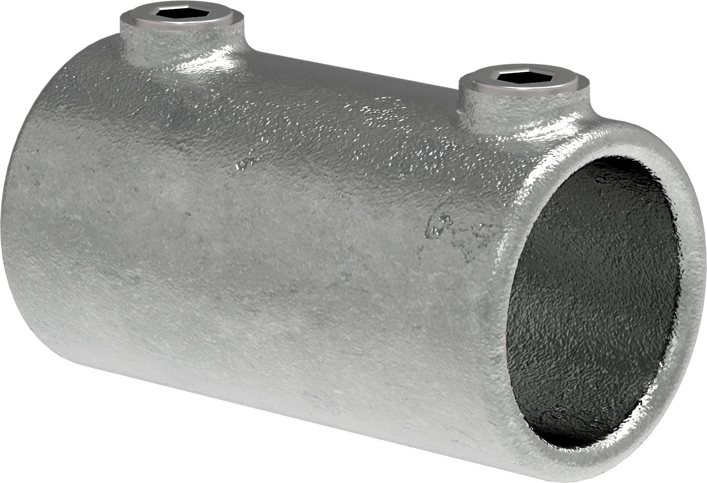 Raccord de tuyau | Rallonge extérieure | 149D48 | 48.3 mm | 1 1/2" | Fonte malléable et électrozinguée