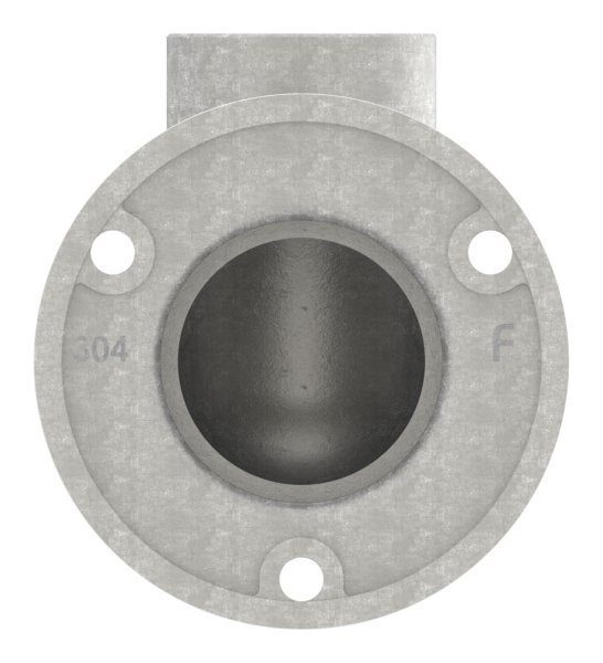 Support mural 90° court, pour tube rond Ø 42.4x2.0 mm V2A