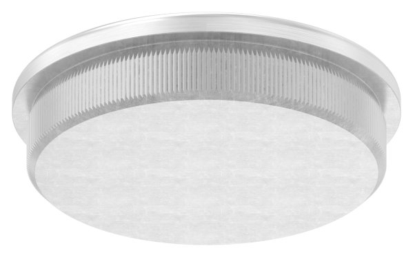 Bouchon légèrement bombé V2A matériau plein pour Ø 48,3x2,0 mm