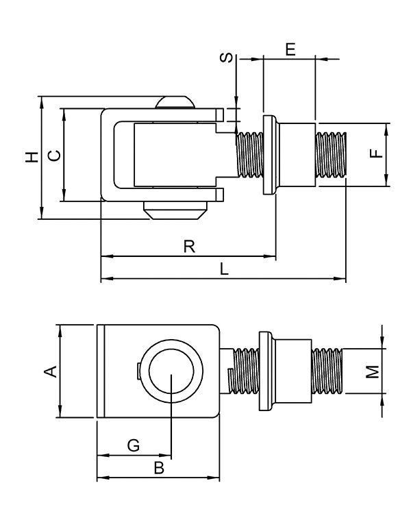 Torband - M20 - zum Anschweissen - verstellbar - V4A-11-3582.1