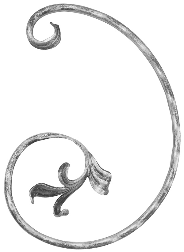 Maître baroque | Dimensions : 205x285 mm | Matériau : 16x8 mm | Acier S235JR, brut