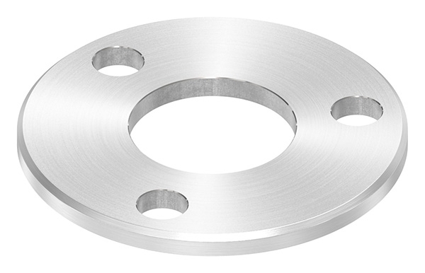 Ankerplatte Ø 100 x 6 mm mit Zentrierbohrung- Ø 42-8 mm V2A-11-2265RF.4