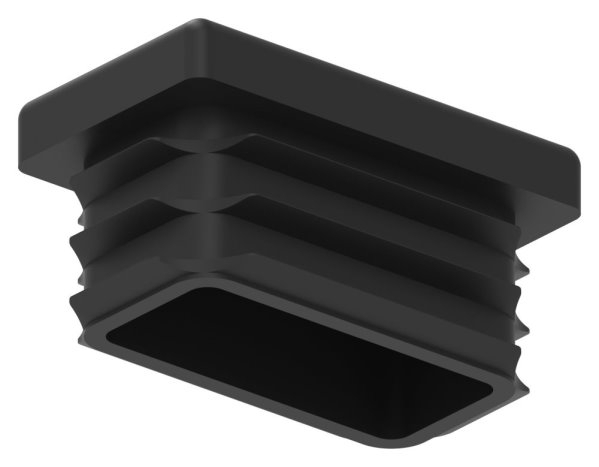 Capuchon en plastique pour tube rectangulaire 35x20mm