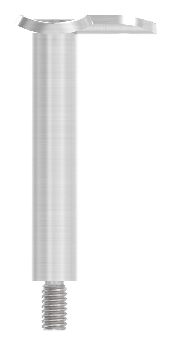 Edelstahl Traegerstift Ø 14 mmmit Halteplatte 90° Anschluss- Ø 42-4 mm - Aussengewinde M8 - V2A-11-3835.4