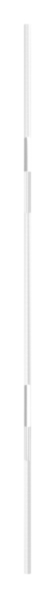 Tige décorative de Ø 12mm, avec 2x carré, longueur 1000mm, V2A