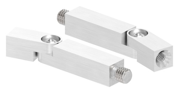 Goupille d'articulation | dimensions : 68x12x12 mm | avec filetage extérieur et intérieur | V2A