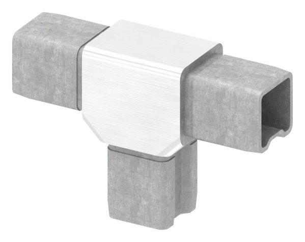 Connecteur pour tube 25x25x2mm, V4A