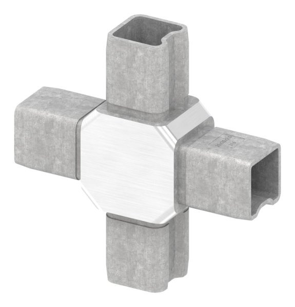 Connecteur pour tube 25x25x2mm, V4A