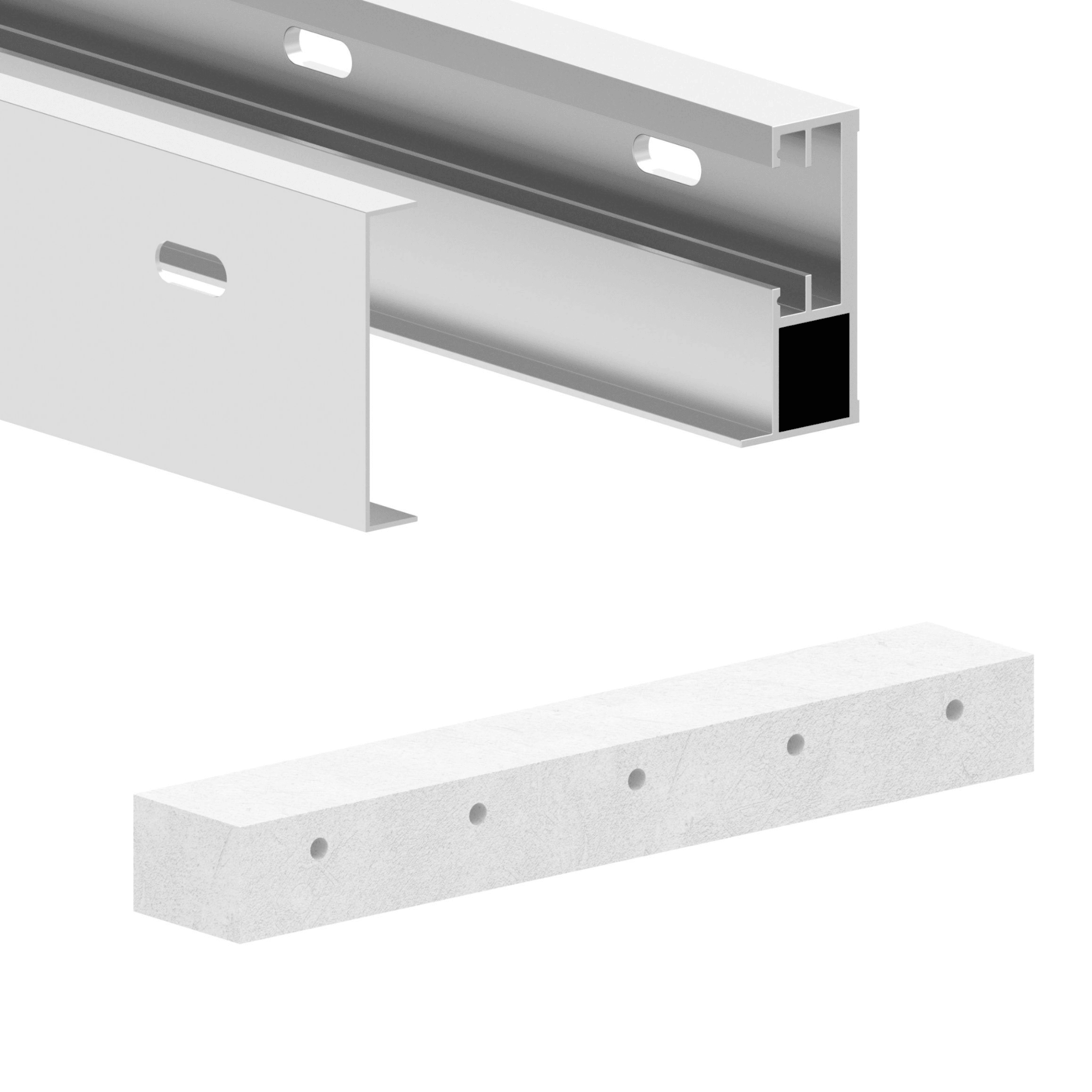 Dämmsystem Vordach freitragend