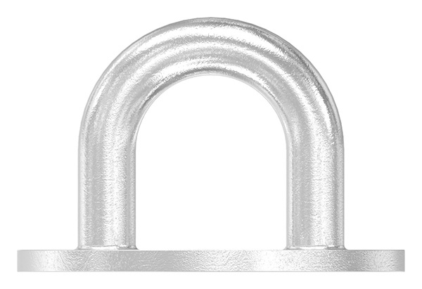 Befestigungsoese - Ø Oese- 6 mm - Platte- Ø 40 mm - V4A-11-2939.1