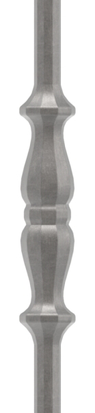 Zwischenstab - Laenge- 900 mm - Material- 12 mm - rund- gehaemmert - Stahl S235JR- roh-30-1111.8