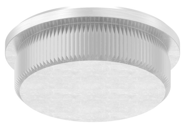 Bouchon plat pour Ø 33,7x2,0 mm V2A matériau plein