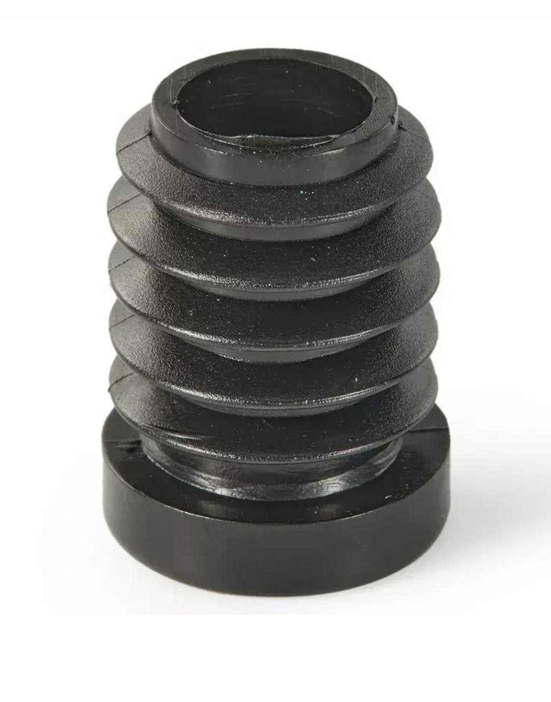 Einsteckkappe PVC Schwarz Ø 32 mm mit M10 Gewinde-89-11RGM3210-A.4