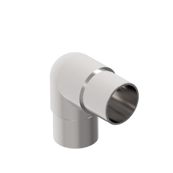 Rundbogen 90° 42,4x2mm V2A