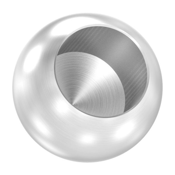 Kugel - Ø 20 mm - mit Sackloch- 12-6 mm - V4A-11-4028.1