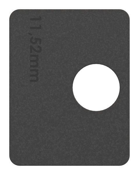 Gummieinlage Gummi fuer Glas 11-52 mm VSG fuer Glasklemme Mod- 24-88-1124115.GU