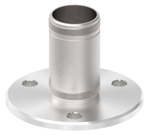 Ancrage au mur et au sol avec moletage pour tube 42,4 mm