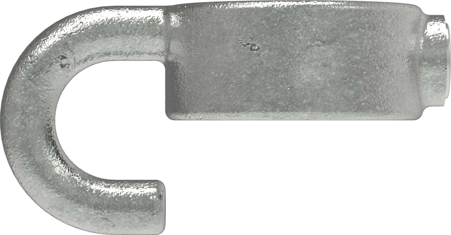 Rohrverbinder Stellring mit Haken Ø 17-2 mm -3-8- - Temperguss verzinkt - 182S17-182S17