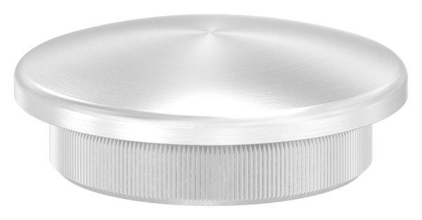 Bouchon légèrement bombé pour Ø 42.4x4.0 mm V2A matériau plein