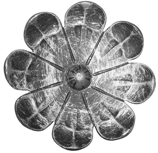 Rosette - Zierteil -  Ø 95 x 2 mm - Stahl -Roh- S235JR-30-2625.8