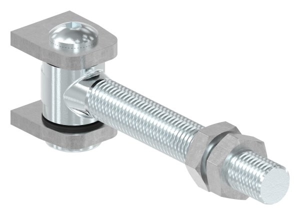 Charnière M22 | réglable | acier (brut) S235JR