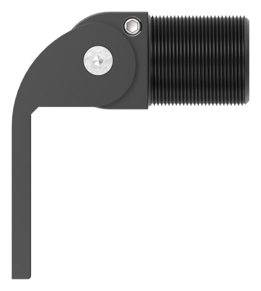 Charnière de portail 180° à fermeture automatique soudable sans butée