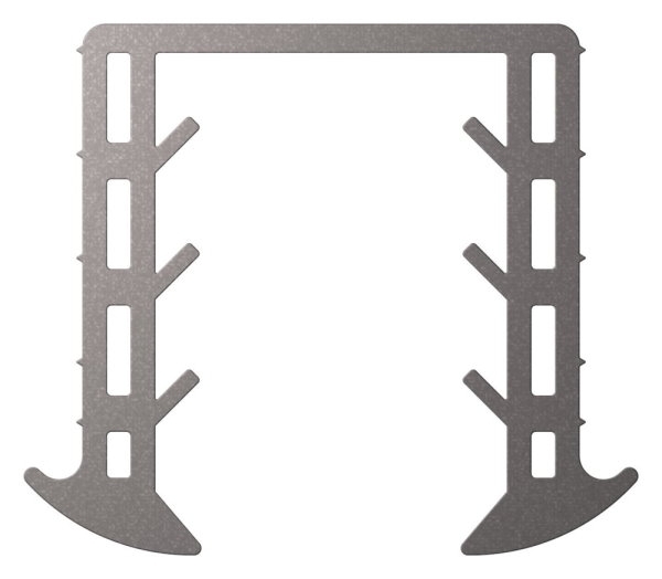 Joint à coin verre 20,76 - 21,52mm, pour rainure 34 x 34mm, longueur 6m, EPDM